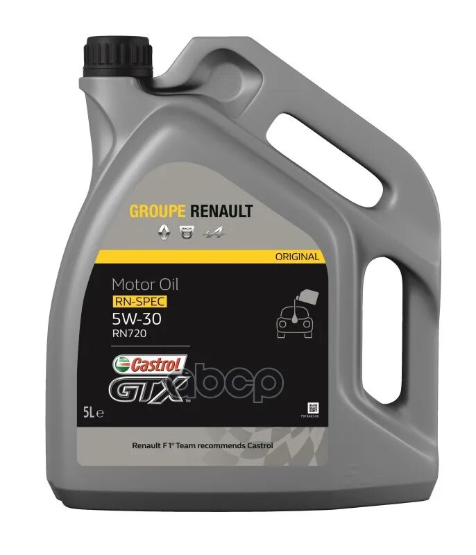 HUILE MOTEUR CASTROL GTX RN700 RENAULT ORIGINE 10W40 5L